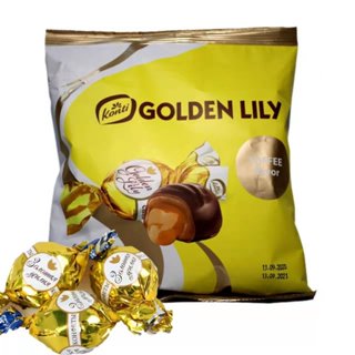 [ Siêu phẩm - Sẵn hàng ] Combo 1000g Kẹo Socola Nga Bông Huệ Vàng Konti “Golden Lily” gói 500g ăn cực ngon