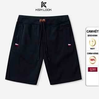 Quần Short Sọt Đùi Ngắn Thun Nam KSM LOOK Thun Cotton Mềm Mỏng Mát Mặc Nhà Mặc Ngủ Đi Chơi Tập Thể Thao Q281