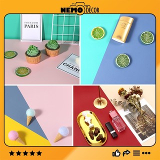 [Hỏa Tốc] Nền giấy màu 2 mặt làm phông nền chụp ảnh Nemo Decor