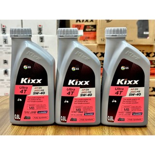Nhớt tổng hợp Kixx Ultra Scooter Fully Synthetic 5W40 800ML dành cho xe ga cao cấp nhập khẩu 100% Hàn Quốc