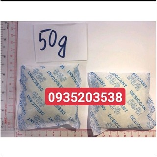 Gói chống ẩm đồ gỗ, đồ điện tử loại 50gr_9k/ 1 gói (giá cũ 10k)