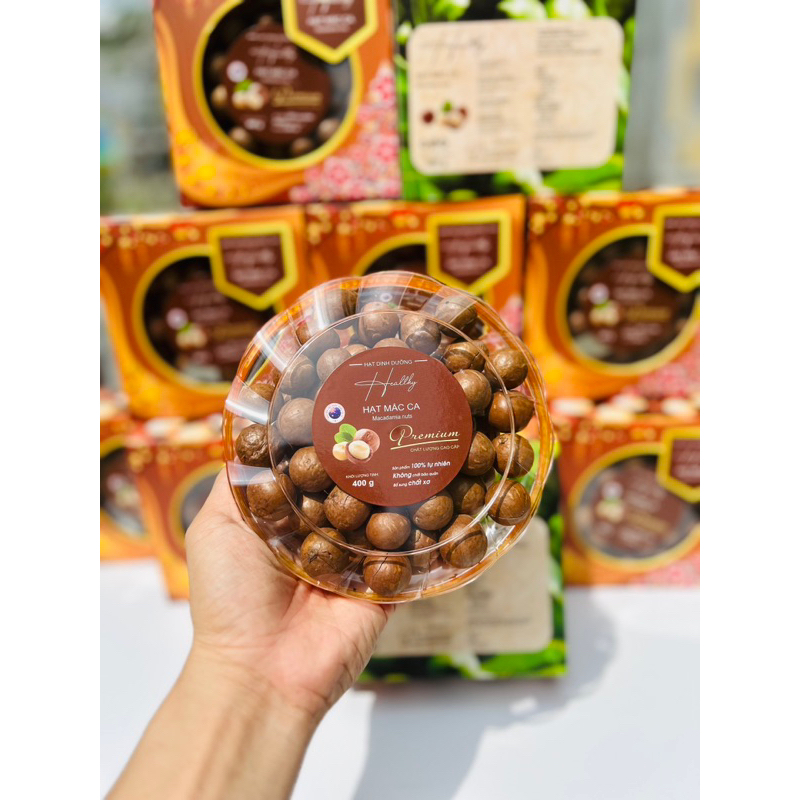 Hộp macca Tết 2024