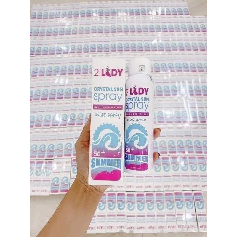 sịt phun sương chống nắng 2lady magic skin