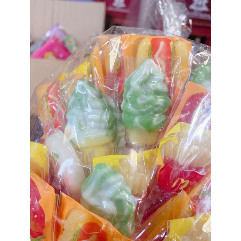 Sỉ chùm 60 que kẹo mút hình đồ ăn  siêu ngon