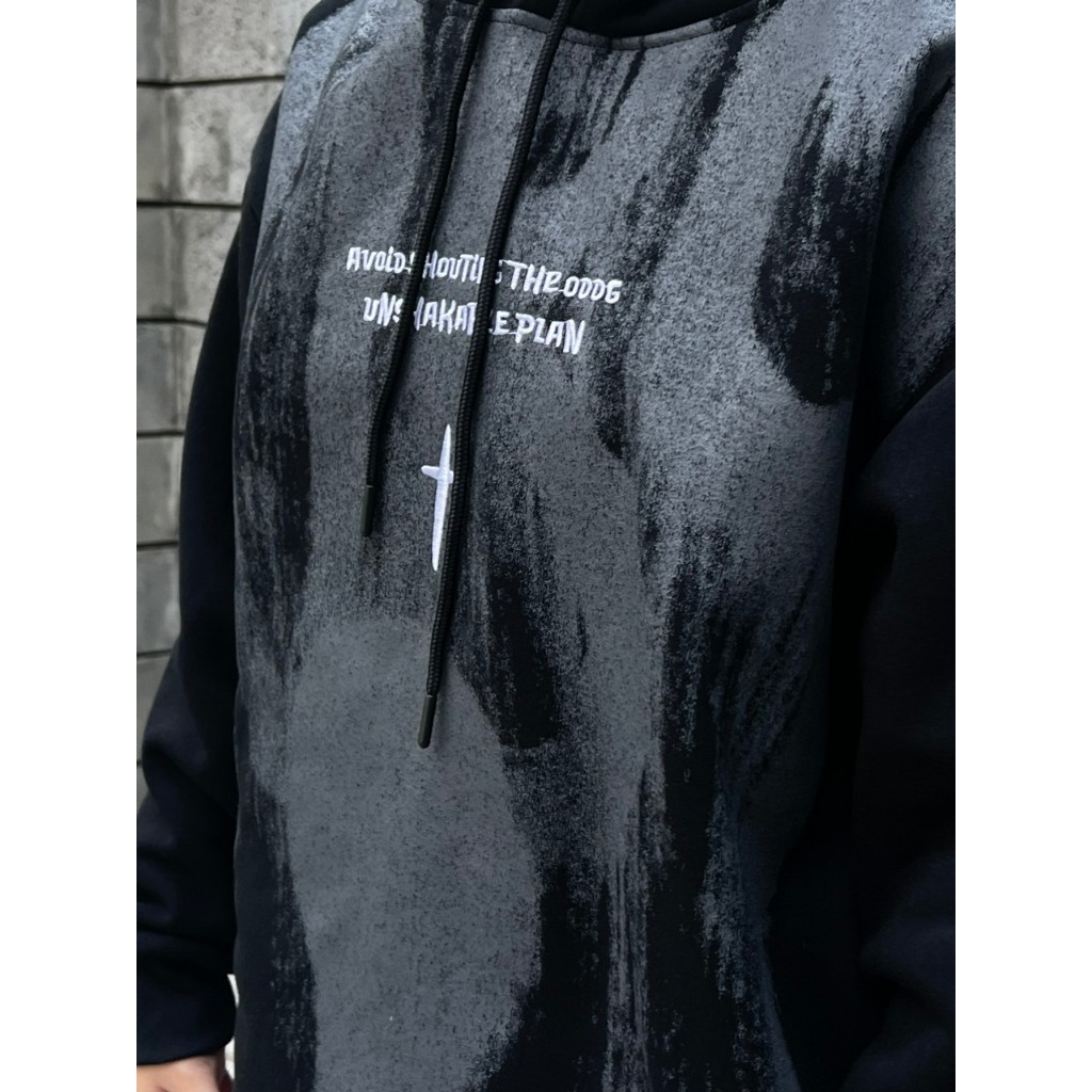 Áo Khoác Hoodie Chữ Thập Chất Nỉ Mềm Mịn, Thấm Hút Mồ Hôi, Phong Cách Trẻ Trung, Năng Động