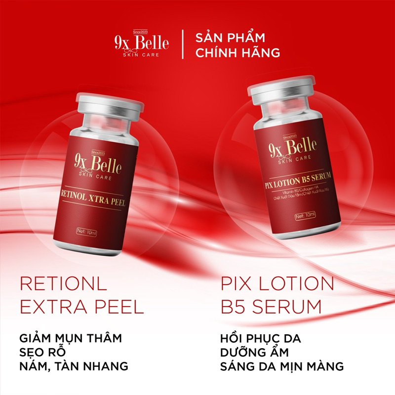 Tặng 1 Serum Mụn Diếp Cá và 1 B5 Cấp Ẩm Phục Hồi Peel Vi Tảo Retinol Giúp