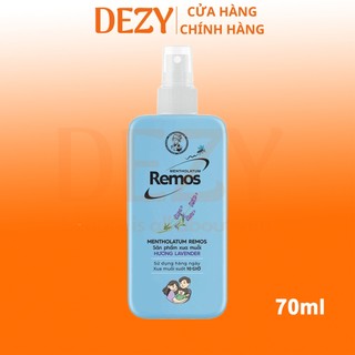 Xịt đuổi muỗi remos dạng phun sương 70ml hương valender - dung dịch chống muỗi và xua đuổi côn trùng từ rohto dezy