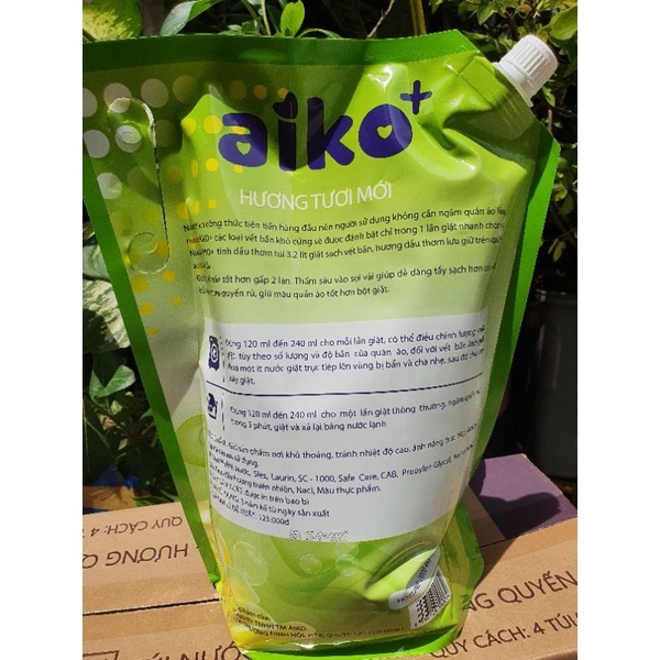 Túi nước giặt Aiko 3200ml