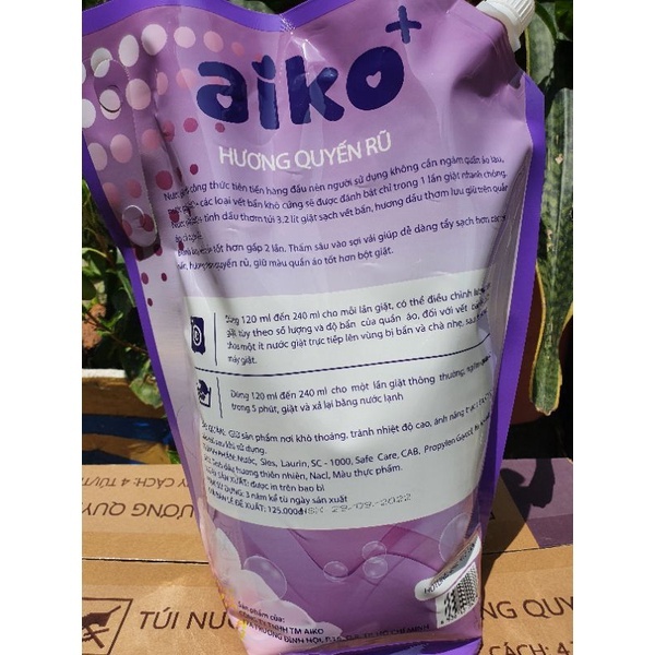 Túi nước giặt Aiko 3200ml