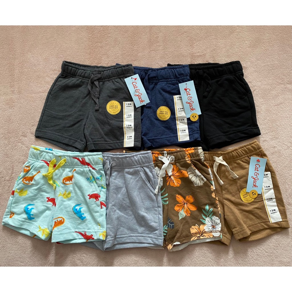 (8-19kg)Quần đùi, quần short thun da cá bé trai, hàng xuất dư