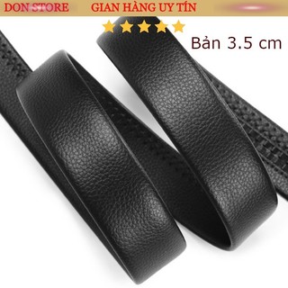 [HOT]Dây Lưng Nam Dây Khấc Da PU Cho Khóa Kẹp ( Dây Không Mặt)
