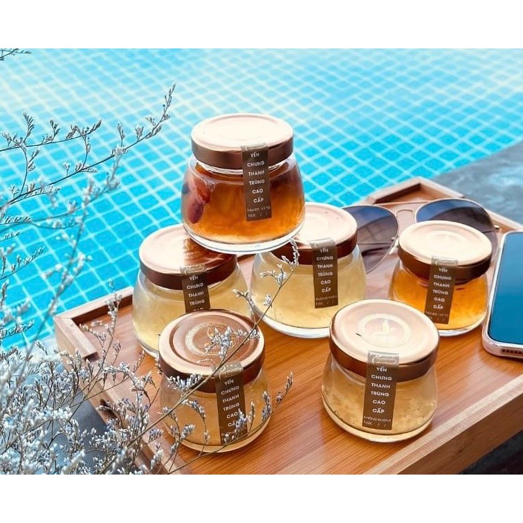 COMBO 10 LỌ THỦY TINH CHƯNG YẾN NẮP THIẾC 75ML - 80ML - 100ML - 150ML