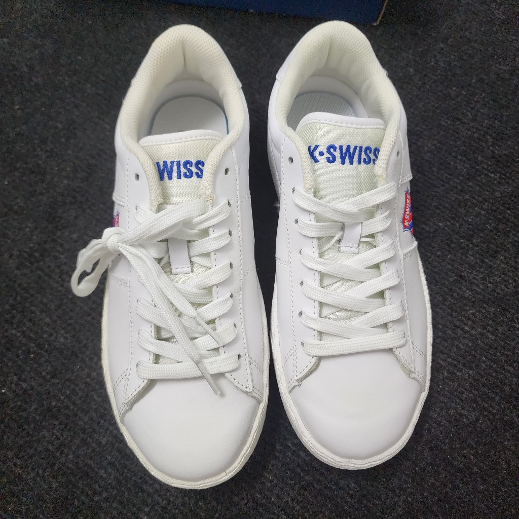 Giày Kswiss cổ thấp nam nữ da trắng