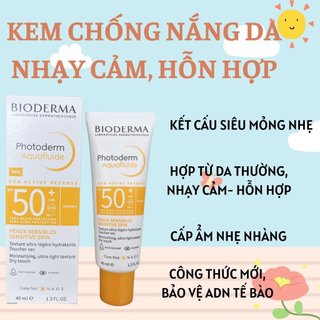 KEM CHỐNG NẮNG CHO DA NHẠY CẢM AQUAFLUIDE
