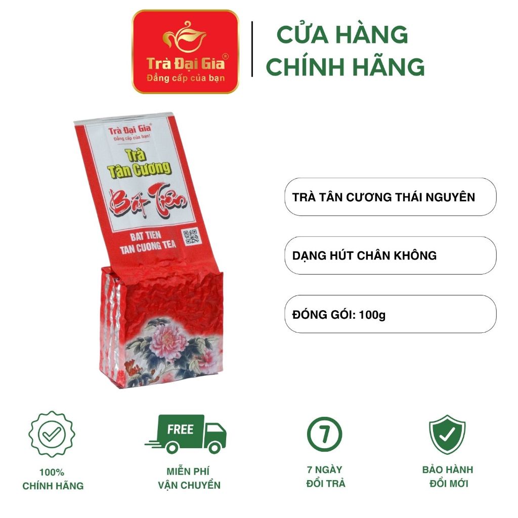 Trà Bát Tiên Đặc Biệt Đại Gia 100g (túi nhôm hút chân không)