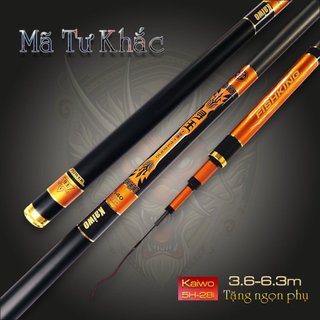 Cần câu tay 5H Tư Mã Khắc vật liệu carbon độ dài 3m6 đến 6m3 docauhailu