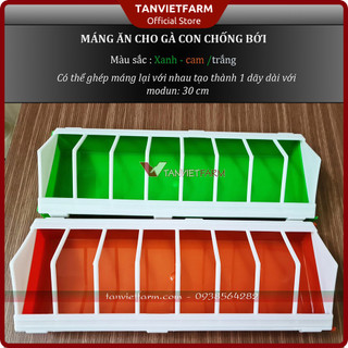 SET 10 CÁI Máng tập ăn cho gà con chống bới