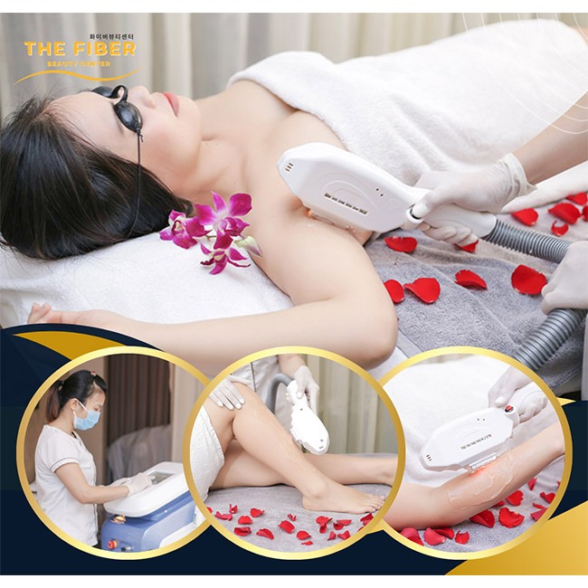 HCM [E-Voucher] Fiber Beauty - Triệt Lông Vĩnh Viễn + Trị Thâm Diode Laser 2023 (H)