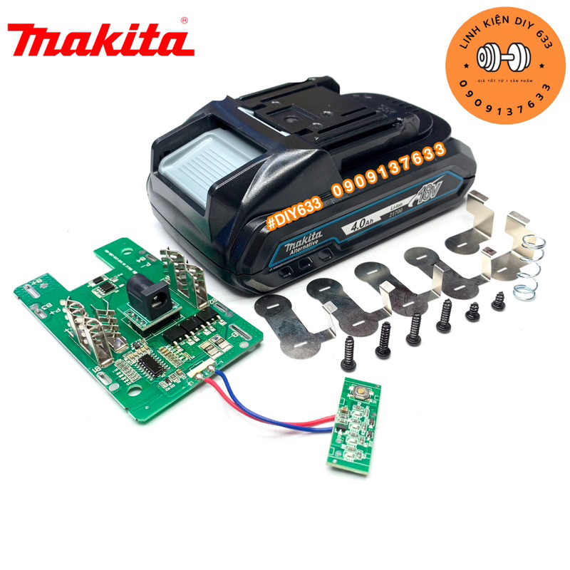 Vỏ Makita 5S1P 18V-4AH 21700 Adapter Kèm Mạch MKT 21700