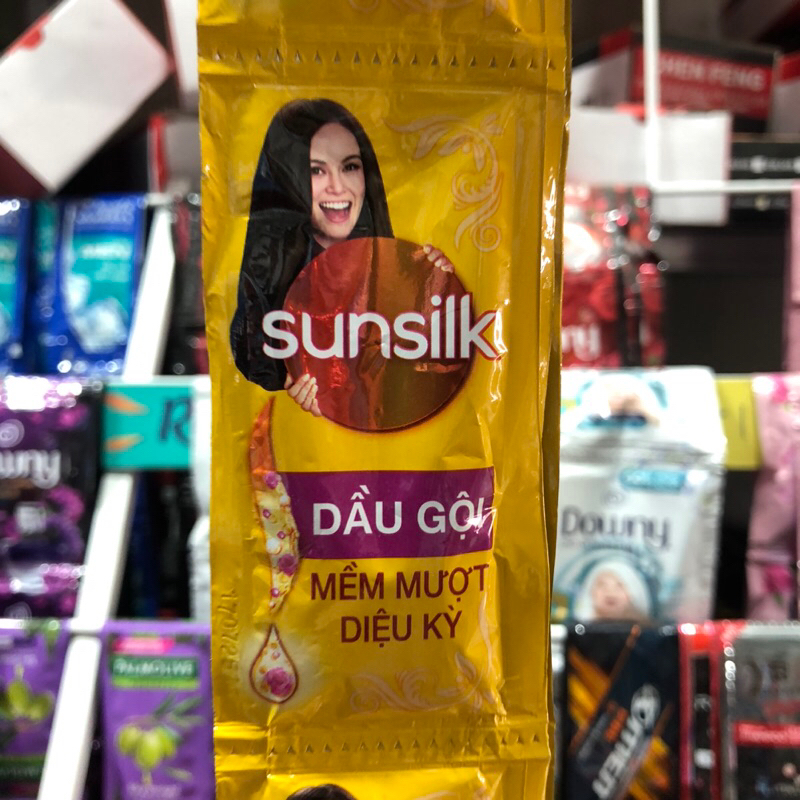 Dầu gội Sunsilk vàng dây 10 gói