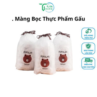 TÚI GẤU BỌC THỰC PHẨM , bọc 100 cái