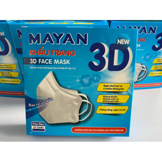 Khẩu trang MAYAN 3D PM 2.5 : 1 hộp 10 cái
