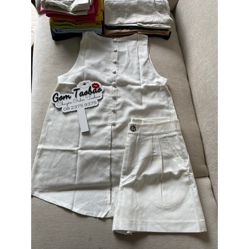 Quần đùi quần Short linen nhiều màu