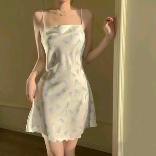 Váy ngủ lụa 2 dây mềm mát V778