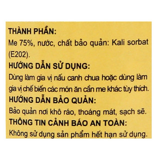 Cốt me tách hạt Mikiri hũ 250g