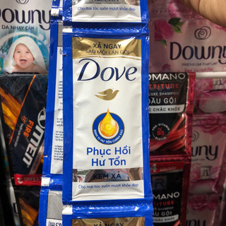 Kem xả Dove phục hồi tóc hư tổn dây 10 gói 6g(6.3ml)