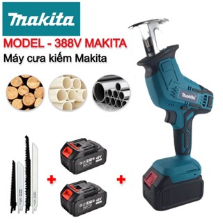 bảo hành 5 năm - Máy cưa kiếm dùng pin Makita 388v, 100% Dây Đồng, Tặng 4 Lưỡi Cưa ..