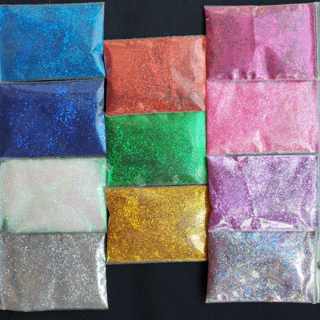 100G Bột nhũ kim tuyến loại đẹp trang trí, làm đồ thủ công handmade, slime, nail