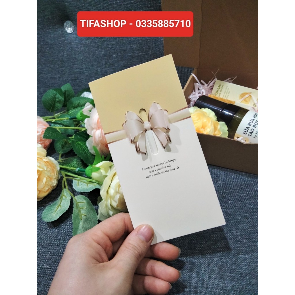Thiệp nơ 3D tặng nhân dịp lễ, kỷ niệm, mừng sinh nhật, cảm ơn,valentine, ngày phụ nữ, 20/11,20/10,8/3,...siêu xinh