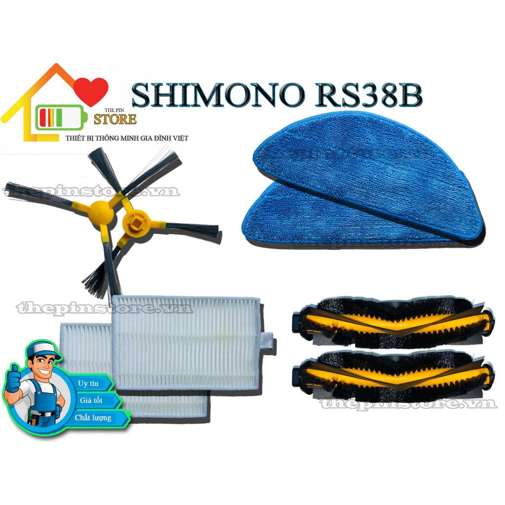 ( HÀNG CHÍNH HẢNG ) PHỤ KIỆN ROBOT HÚT BỤI SHIMONO RS38B