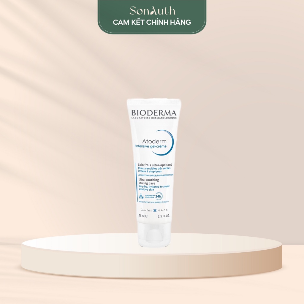 Kem dưỡng Bioderma Atoderm Intensive Gel-crème 75ml