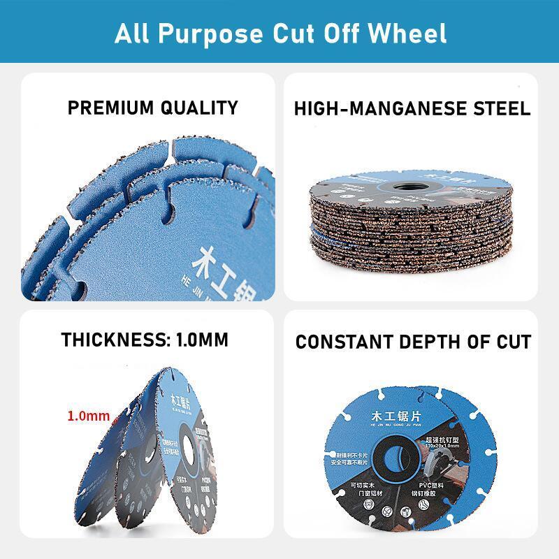 Set 1/3 Đĩa lưỡi cắt gỗ máy mài Bằng Hợp Kim 110mm Chuyên Dụng Cho Thợ Mộc