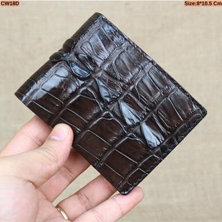 Ví Size 8*10.5Cm Da Đuôi Cá Sấu Thật || Hàng Chuẩn có Giấy Tờ Nguồn Gốc Da Cá Sấu
