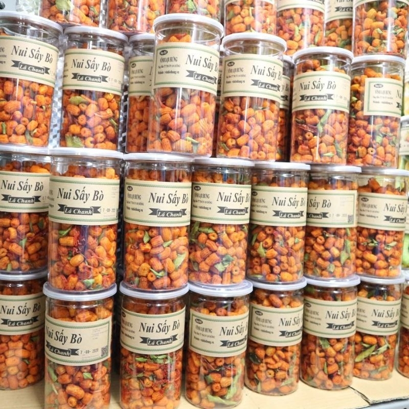 NUI SẤY BÒ LÁ CHANH.