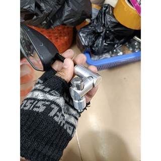 Chân Xoay Kính CNC Nguyên Khối + Kiếng Spark Chính Hãng Gắn Nhiều Dòng Xe