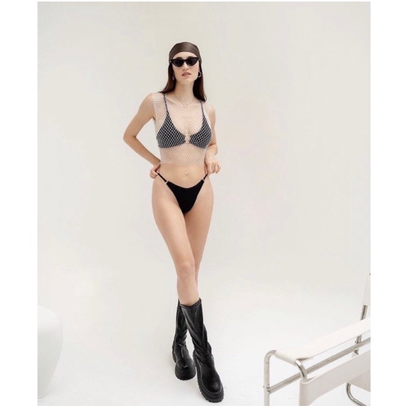 [ Hàng Sẵn- Hoả Tốc] Set Bikini 2 mảnh Basic khoen ngực | BigBuy360 - bigbuy360.vn