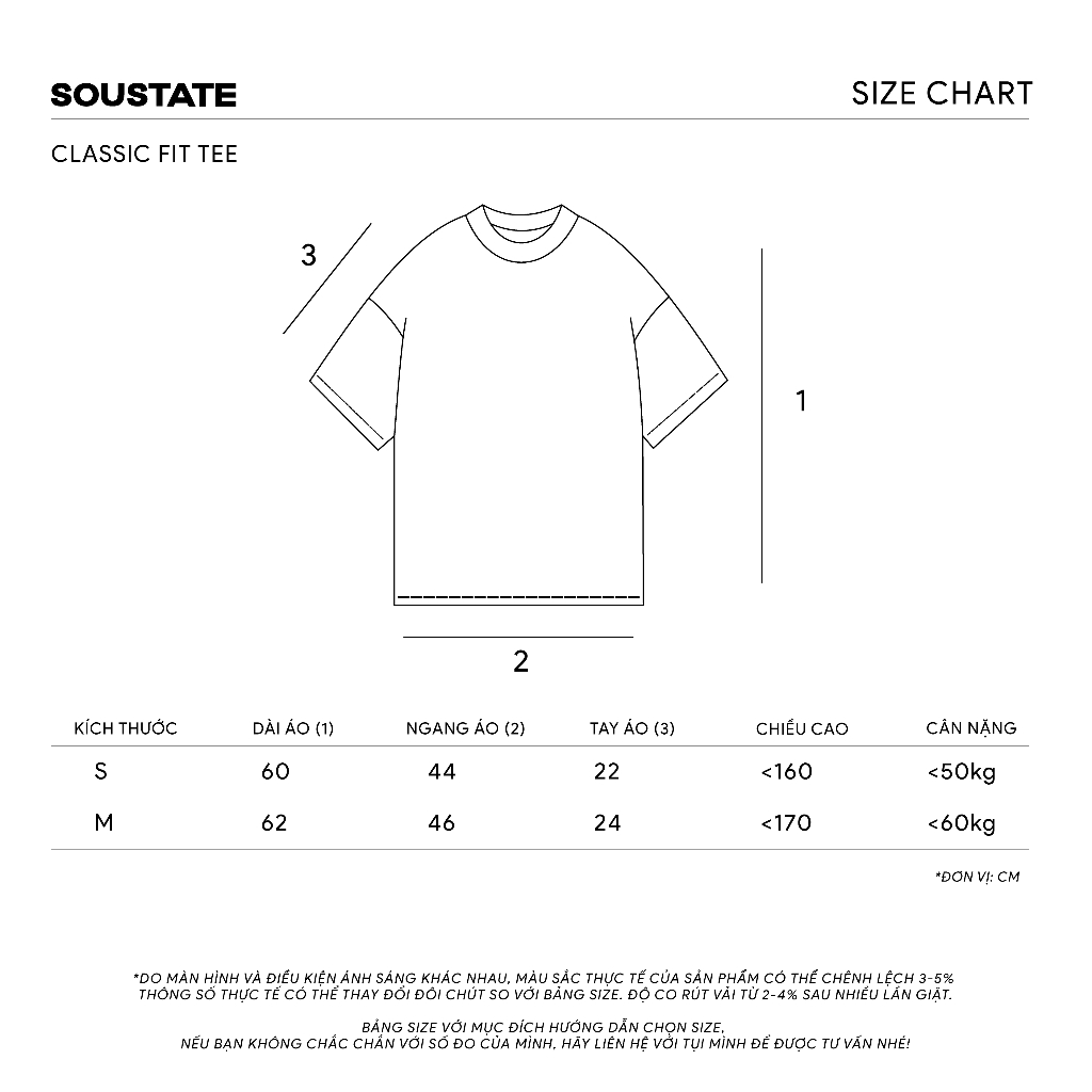 Áo Thun Classic Fit SOUSTATE "D4m But"