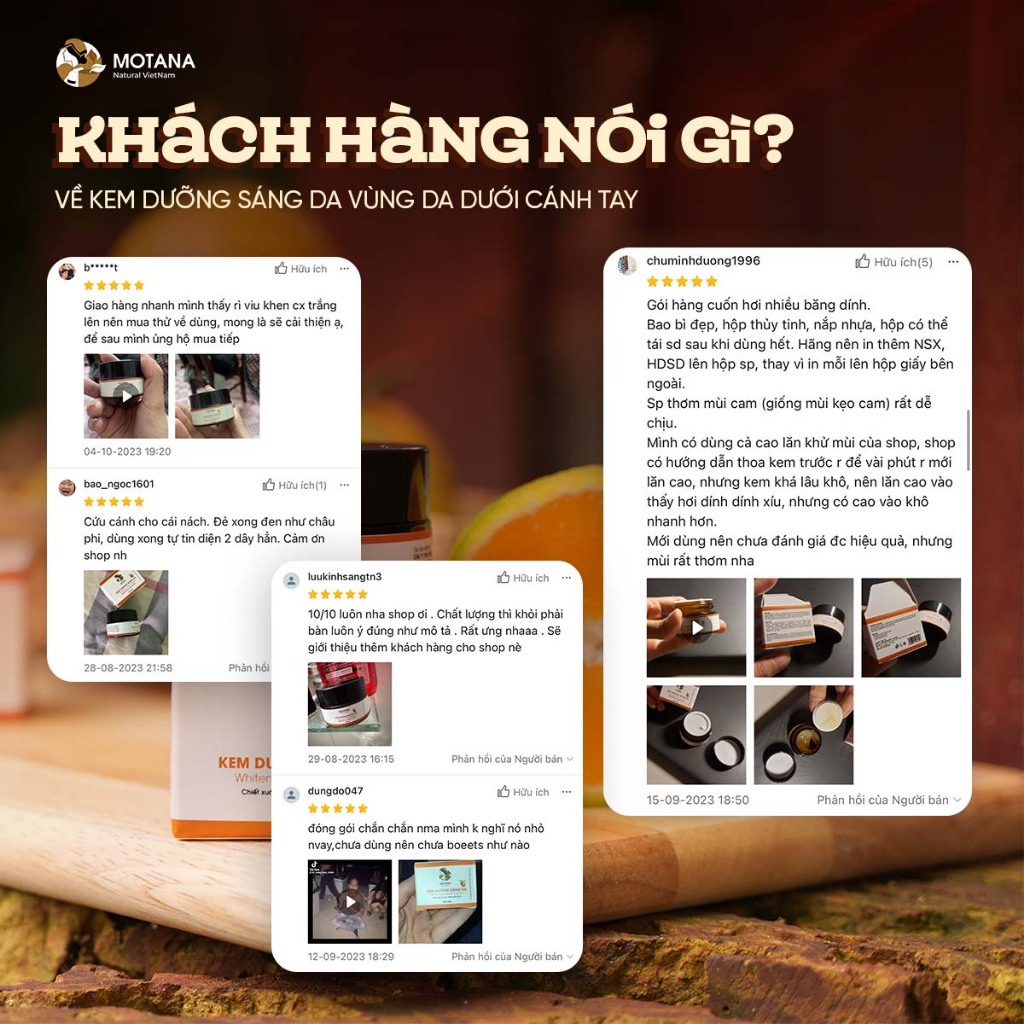 Kem giảm thâm nách Motana 20gr, kem thâm nách, kem nách, thâm mông, đầu gối, khuỷa tay làm sáng da và đều màu