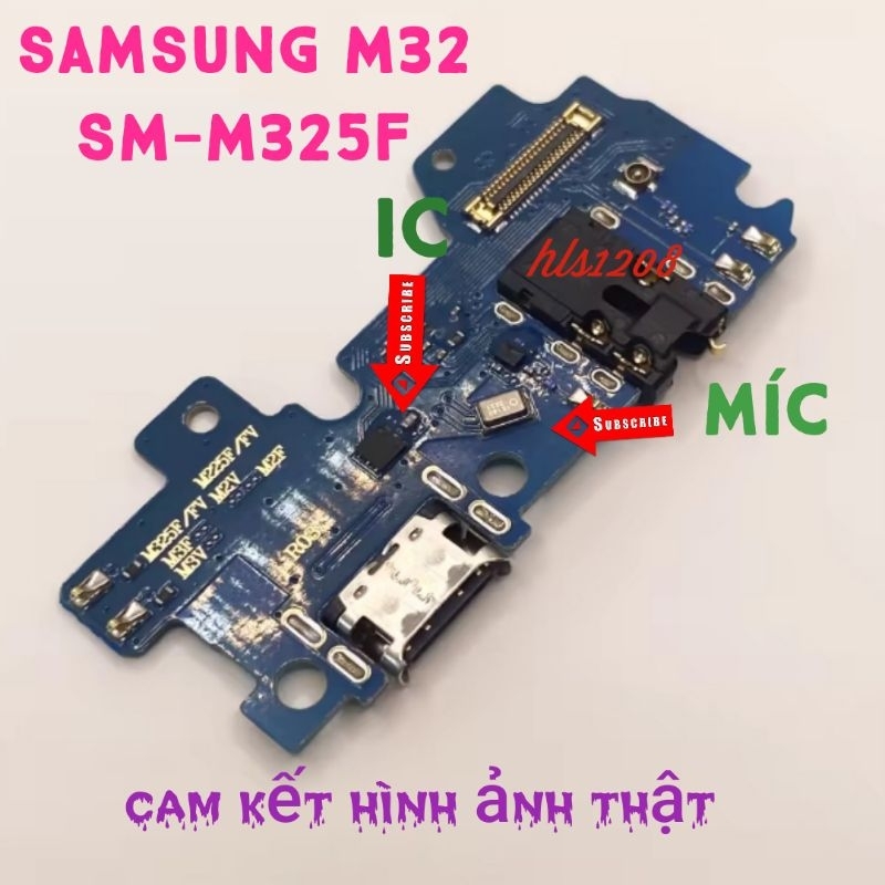 Cụm sạc Samsung M32 / Cụm chân sạc + Mic + tai nghe Samsung M32
