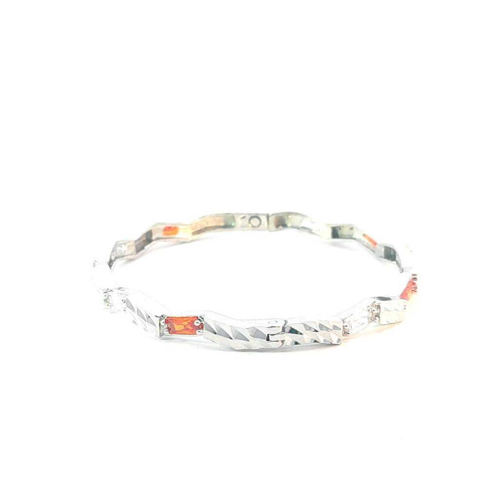 V303179A-225 Vòng tay gợn sóng nữ, lắc tay bền màu thiết kế cao cấp sáng lấp lánh