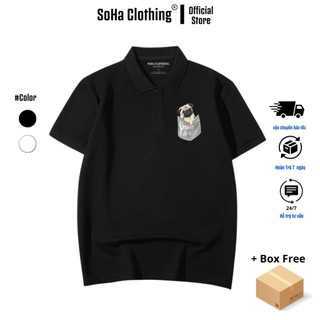Áo polo nam vải cá sấu cotton SOHA CLOTHING form slimfit, chất liệu thoáng mát, mềm mại, thấm hút mồ hôi tốt | PLDOGTUI