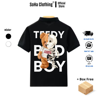 Áo thun nam, áo polo nam có cổ vải cá sấu cotton cao cấp.chất lượng teedy bad , soha clothing
