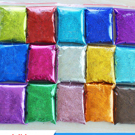 100G Bột nhũ kim tuyến loại đẹp trang trí, làm đồ thủ công handmade, slime, nail