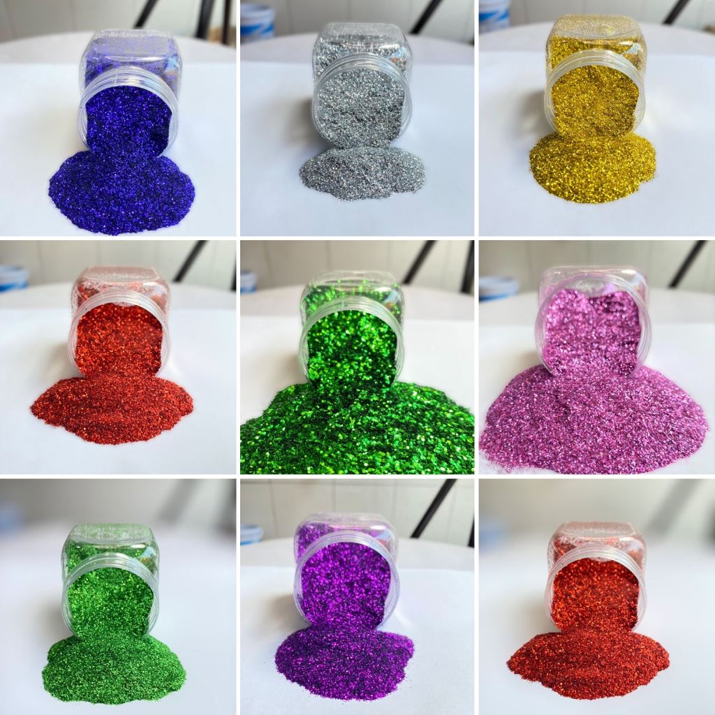 100G Bột nhũ kim tuyến loại đẹp trang trí, làm đồ thủ công handmade, slime, nail