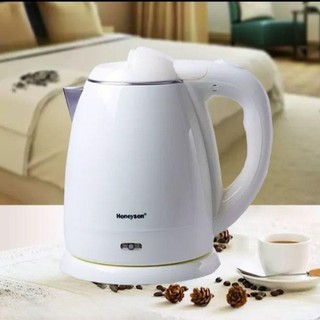 Bình đun nước inox điện nắp bật tay cầm nhựa 1,2 lít 1350-1600w
