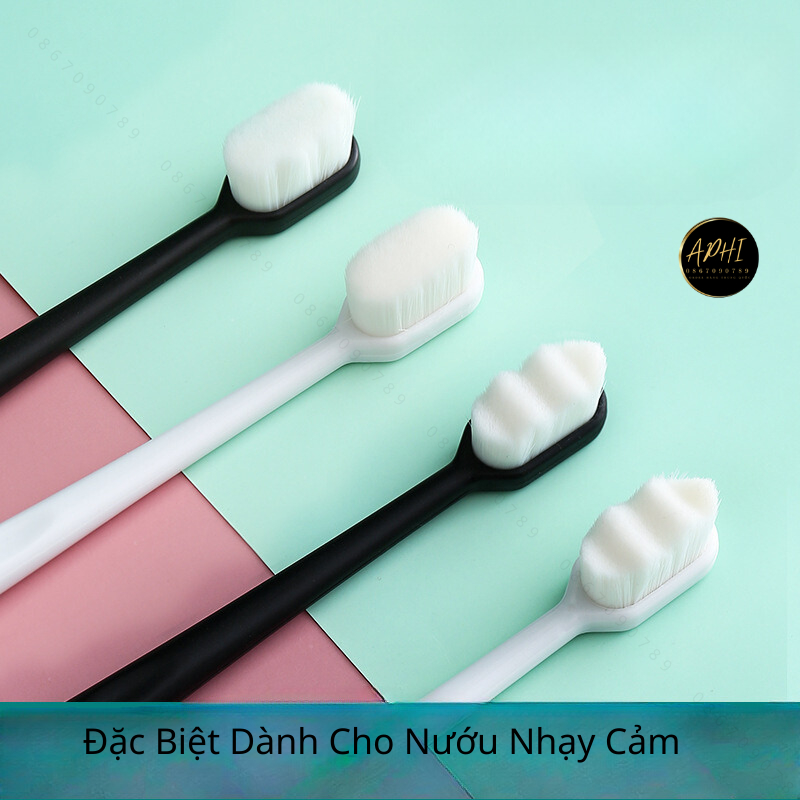 Bàn Chải Đánh Răng Lông Siêu Mịn Mềm Mại Hộp Tròn - Sợi Lông Nano Siêu Nhỏ Cho Răng Nhạy Cảm - FL16